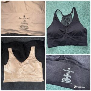 2 Gloria Vanderbilt Women's Plus Sports Bras (Both 3x)
